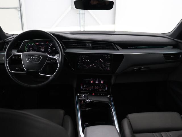 Audi e-tron 55 quattro advanced Pro Line Plus 95 kWh | Panoramadak | Adaptive cruise | Head-Up | Leder | Stoelverwarming | 360 Camera | Bang & Olufsen | Carplay | 21'' | Sportstoelen | Matrix LED