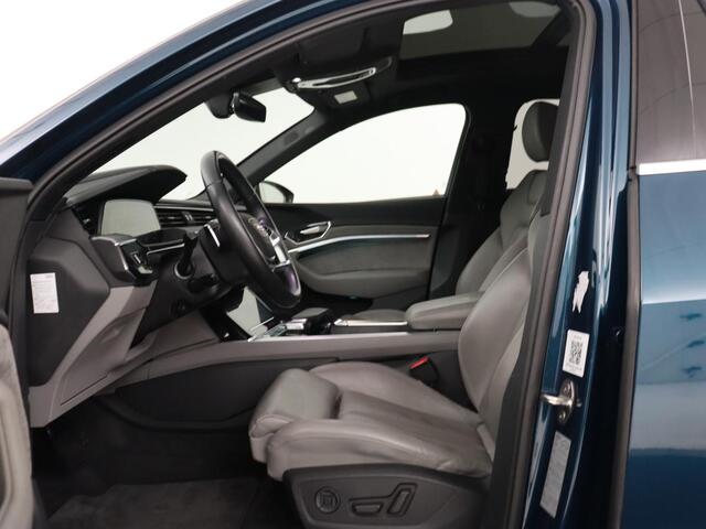 Audi e-tron 55 quattro advanced Pro Line Plus 95 kWh | Panoramadak | Adaptive cruise | Head-Up | Leder | Stoelverwarming | 360 Camera | Bang & Olufsen | Carplay | 21'' | Sportstoelen | Matrix LED