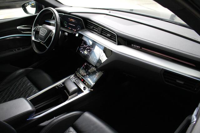 Audi e-tron Sportback 55 quattro 408 PK S-Line 95 kWh Panoramadak | Trekhaak | Leder | El. stoelverstelling | B&O Audio | 92% SoH