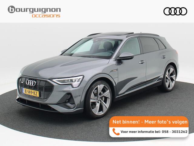 Audi e-tron 55 quattro S edition 95 kWh | Stoelverwarming | Panoramadak | Adaptive Cruise | Navigatie | Apple Carplay | Camera | 22 inch | 63.963 km!!