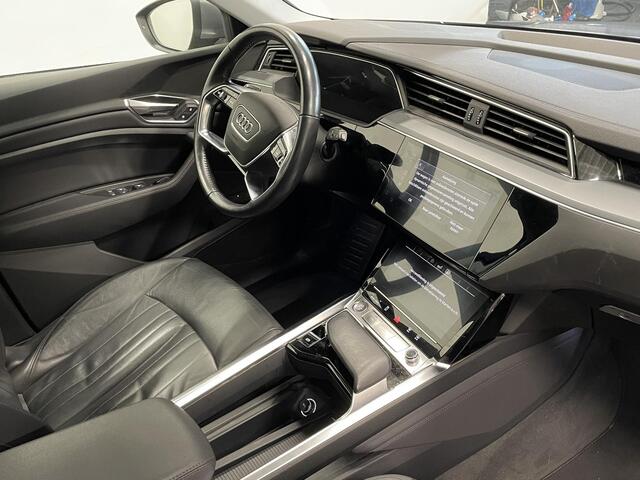 Audi e-tron 50 quattro Business edition Plus 71 kWh | Panoramadak | Navigatie | Parkeersensoren | Adaptive Cruise Control | Memory stoelen | Stoelverwarming | Full Led | Climate Control | Virtual Cockpit | Lichtmetalen velgen