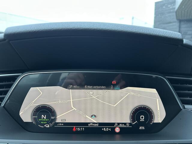 Audi e-tron e-tron 55 quattro 95 kWh BOMVOL | PANO | Audi Virtual Mirrors | Virtual Cockpit | Lederen Sportstoelen | Elektrische Stoel | B&O | 360 Camera | 2 Sleutels | Betreft een Wrap, Originele kleur is Antigua Blue Metallic |