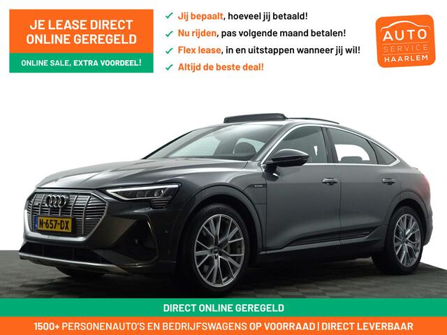 Audi e-tron Sportback 55 quattro S edition 95 kWh- Panoramadak, Carplay, Android Auto, Xenon Led Matrix, Memory Seats