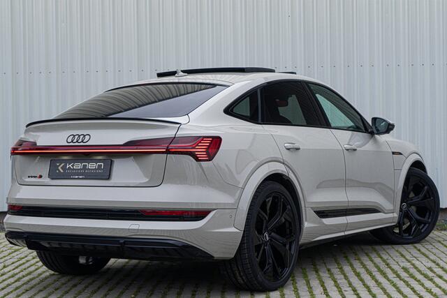 Audi e-tron Sportback S Quattro Saimbeige Panodak S stoelen ACC B&O 360 Ambiance Memory Keyless
