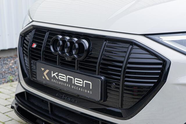 Audi e-tron Sportback S Quattro Saimbeige Panodak S stoelen ACC B&O 360 Ambiance Memory Keyless