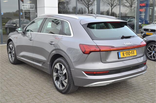 Audi e-tron 55 quattro 95 kWh SOH 90% Panoramadak | Elek. Verst. stoelen + Geh. | Keyless | Stoelverw. | Leer |