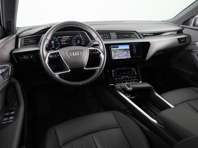Audi e-tron 55 quattro Advanced edition Plus 95 kWh 408pk | Komt half maart binnen | Parkeersensoren | 21 inch Lichtmetalen velgen | Lederen bekleding