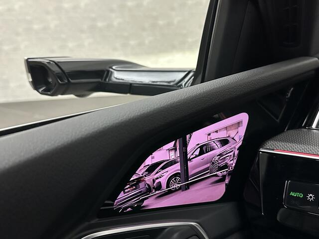 Audi e-tron Sportback S Quattro 95 kWh | RS-Stoelen | Panorama | 360 Camera | Valcona Leder | ACC | B&O Sound | Luchtvering | Soft-Close | Camera Spiegels | Nachtzicht | Keyless-Entry | Head-Up | 4-Zone Clima | Stoelverwarming V+A | Sfeerverlichting | Memory | Carpla