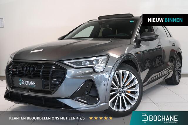 Audi e-tron 55 quattro S edition 95 kWh | PANO | SoH 94% | B&O premium | Matrix LED | 21"Lichtmetaal | Head UP | Trekhaak | Camera |