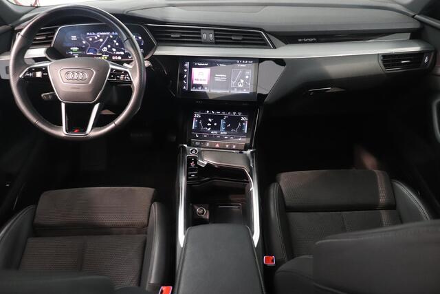 Audi e-tron 55 quattro S edition 95 kWh | PANO | SoH 94% | B&O premium | Matrix LED | 21"Lichtmetaal | Head UP | Trekhaak | Camera |