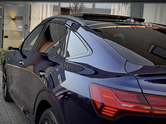 Audi e-tron Sportback 55 Quattro Black Ed/ Panodak/ RS Stoel/ 93% SOH