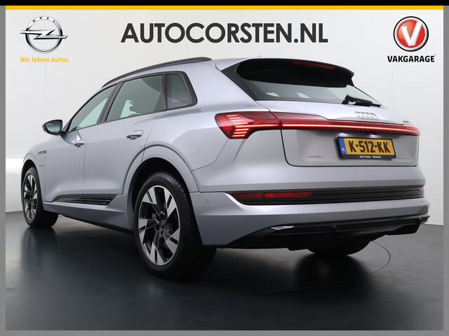 Audi e-tron Quattro S-Line Pano-dak Luchtvering Sportstoelen Zwarte-Hemel PTC Apple Carplay Androi Auto Leder/Alcantara Memory Navi Camera Pdc Edition 50 71kWh SOH 91% Stoelverwarming Led Elek.Stoelen DAB Elek.Achterklep Keyless Dealeronderhouden Origineel Nederlands