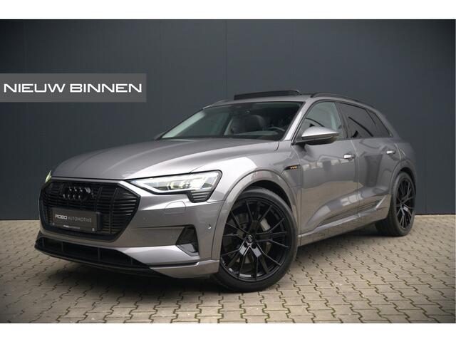 Audi e-tron 50 quattro Business edition Plus 71 kWh | Black Edition | Panoramadak | Camera | Memory Seats | Ambiance Verlichting | Luchtvering | Adaptive Cruise Control | Keyless | Matrix LED | Leder | Stoelverwarming | NAP |