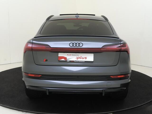 Audi e-tron Sportback 55 quattro S edition 95 kWh | SoH 100% | Panoramadak | Luchtvering | 360 camera | 4-zone airco | Bang & Olufsen | Lederen bekleding | LED matrix verlichting |