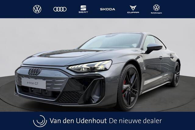 Audi e-tron GT quattro S e-tron GT 97kWh 592 2AT Automaat | Velgen, gegoten lichtmetaal 21" "5-dubbelspaak-Konkavmodule"-design | Optiekpakket zwart plus | Matrix-ledkoplampen met dynamische knipperlichten | Sportstoelen pro voorin | Designpakket rood