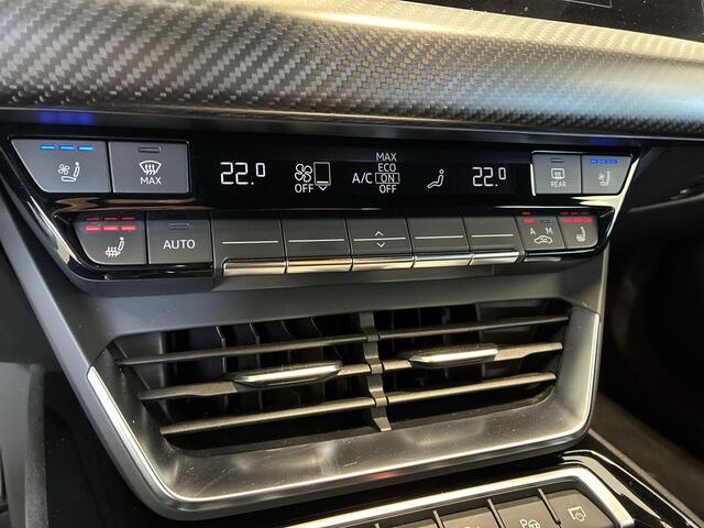 Audi e-tron GT RS 93 kWh 600pk · Carbon Optiekpakket · Nachtzichtassistent · Vierwielbesturing · Laser LED Matrix · Luchtvering · Voorstoelen met massagefunctie & ventilatie ·