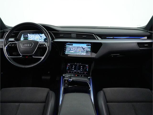 Audi e-tron 55 quattro 408pk S edition- SOH 95%, Bang Olufsen, Panoramadak, Sfeerverlichting, Led Matrix, Daytona Grijs