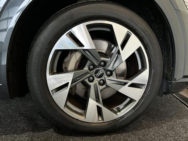 Audi e-tron Sportback 55 quattro Business edition Plus 95 kWh | Panoramadak } voorstoelen verwarmd Soh (batterijcheck) Waarde 91,0 %