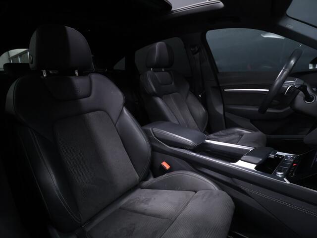 Audi e-tron Sportback 50 quattro S edition 71 kWh [ADAPTIVE CRUISE, APPLE CARPLAY, CAMERA, STOELVERWAMING, SCHUIFKANTELDAK, MEMORY, ELEKTRISCHE ACHTERKLEP, DIGITAL DASH, NAVIGATIE, NIEUWSTAAT]