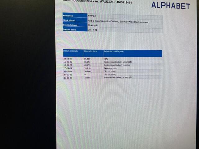Audi e-tron 55 quattro edition 95 kWh - Digitaal Cockpit, Navi, Leer, LED, PDC, SOH 90%