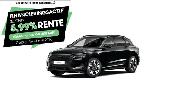 Audi e-tron 55 quattro Advanced edition Plus 95 kWh | 408 PK | SoH 100% | Adaptive cruise control | Luchtvering | Area view 360 | Stoelverwarming V+A | Dodehoek detectie |