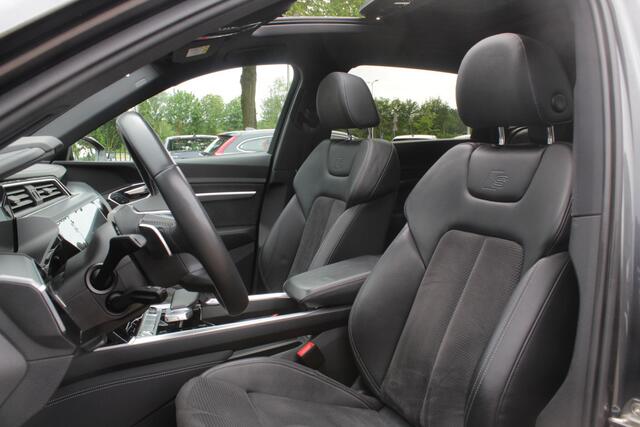 Audi e-tron Sportback 50 quattro S edition 71 kWh / SOH 93% / Panoramadak / Camera / Head-up / B&O / 20'' / Luchtvering / Keyless / CarPlay / Matrix LED / Stoelverwarming / DAB / ACC