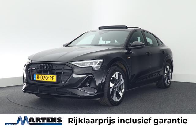 Audi e-tron Sportback 55 quattro S edition 95 kWh SOH 94% Leder Memory ACC Stoelverwarming Camera Navigatie Panoramadak S-Line