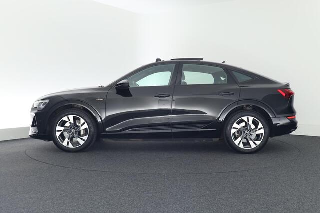 Audi e-tron Sportback 55 quattro S edition 95 kWh SOH 94% Leder Memory ACC Stoelverwarming Camera Navigatie Panoramadak S-Line