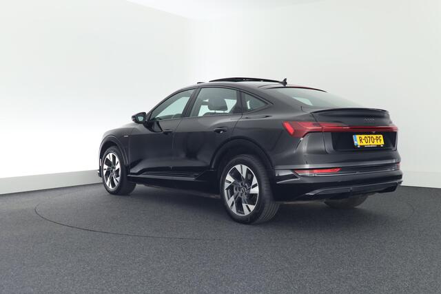 Audi e-tron Sportback 55 quattro S edition 95 kWh SOH 94% Leder Memory ACC Stoelverwarming Camera Navigatie Panoramadak S-Line