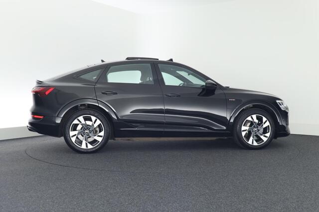 Audi e-tron Sportback 55 quattro S edition 95 kWh SOH 94% Leder Memory ACC Stoelverwarming Camera Navigatie Panoramadak S-Line