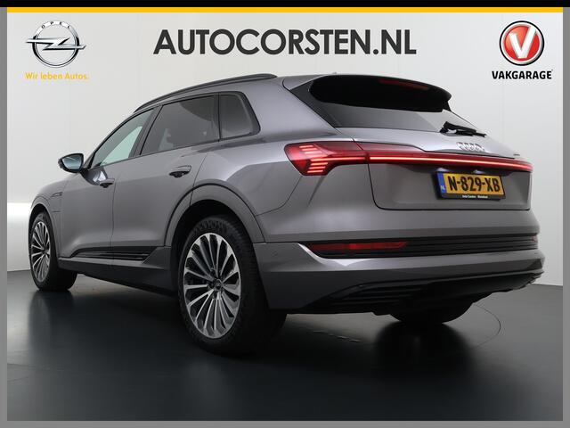 Audi e-tron 55 Quattro Advanced Edition Plus 95kWh Panoramadak Leder/Alcantara Adap.Cruise Camera Apple Carplay Android Auto Navi Ecc SOH 86% Pdc Luchtvering Elek.Stoelen+Memory+Verwarmd Elek.Achterklep Lmv 21" Keyless Privacy Glas Led DAB Dealeronderhouden Origineel
