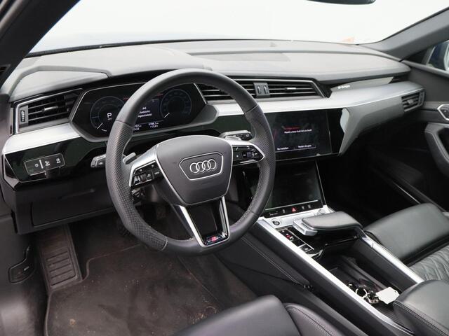 Audi e-tron 55 quattro S 408 Pk S-Line 95 kWh | Leder | Panoramadak | 360° Camera | Bang & Olufsen | Stoelverwarming | Trekhaak | 21 Inch | 45.795 Km !!