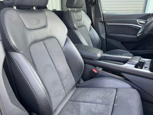 Audi e-tron 55 Quattro 408pk S Edition 95 kWh SOH 90,8% Zeer Complete Auto Black on Black