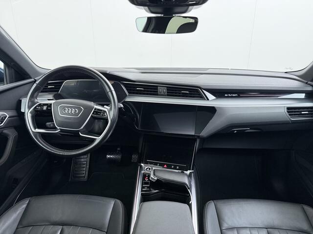 Audi e-tron 55 Quattro Advanced Edition Plus 95kWh Panoramadak Camera Bang&Olufsen® Adap.Cruise Leder+Memory+Verwarmd Apple Carplay Android Auto Navi Ecc Pdc Elek.Achterklep Lmv 20" Privacy Glas SOH 87% DAB Led Origineel Nederlandse Auto Dealeronderhouden