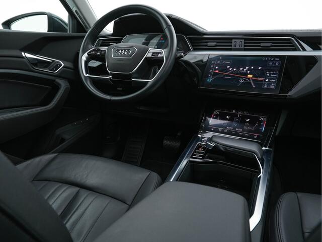 Audi e-tron 50 Quattro Advanced [ 3-Fase-11kW ] [ SOH-100% ] (INCL-BTW) *HEATPUMP | PANO | LEATHER | DIGI-COCKPIT | FULL-LED | MEMORY-PACK | KEYLESS | NAVI-FULLMAP | TOWBAR | SHIFTPADDLES | COMFORTSEATS | 20"ALU*