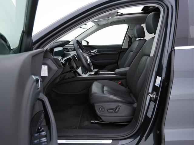Audi e-tron 50 Quattro Advanced [ 3-Fase-11kW ] [ SOH-100% ] (INCL-BTW) *HEATPUMP | PANO | LEATHER | DIGI-COCKPIT | FULL-LED | MEMORY-PACK | KEYLESS | NAVI-FULLMAP | TOWBAR | SHIFTPADDLES | COMFORTSEATS | 20"ALU*