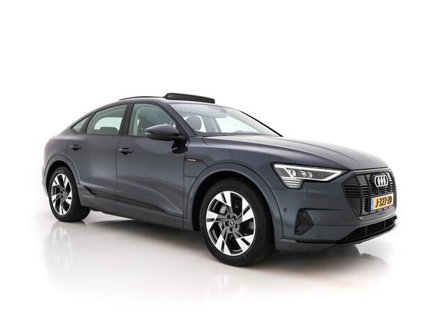 Audi e-tron Sportback 55 Quattro 95 kWh ( 3-Fase-11kW) ) [ SOH-100% ] Aut. *HEATPUMP | PANO | LEATHER | ADAPTVE-CRUISE | DIGI-COCKPIT | FULL-LED | MEMORY-PACK | KEYLESS | NAVI-FULLMAP | AUDI-SOUND | COMFORT-SEATS | 20''ALU*