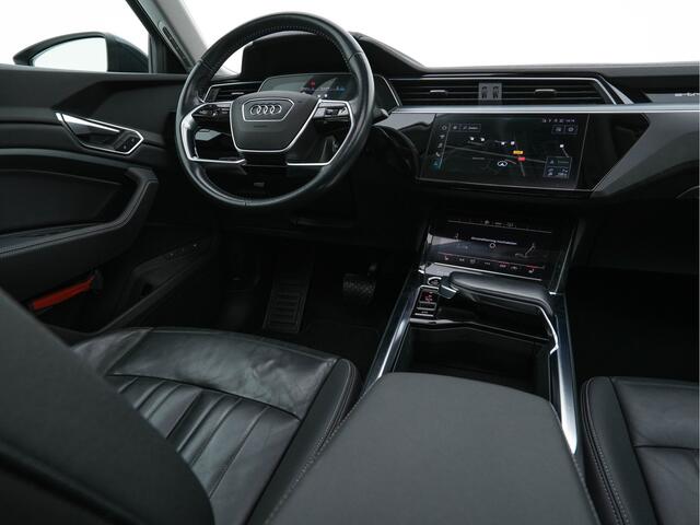 Audi e-tron Sportback 55 Quattro 95 kWh ( 3-Fase-11kW) ) [ SOH-100% ] Aut. *HEATPUMP | PANO | LEATHER | ADAPTVE-CRUISE | DIGI-COCKPIT | FULL-LED | MEMORY-PACK | KEYLESS | NAVI-FULLMAP | AUDI-SOUND | COMFORT-SEATS | 20''ALU*