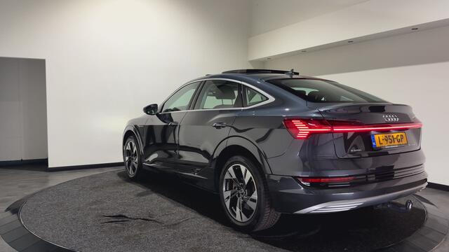 Audi e-tron Sportback 55 quattro Business edition Plus 95 kWh Leder interieur | Pano dak | Trekhaak | Soh (batterijcheck) Waarde 92,3 %