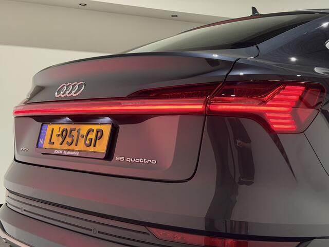 Audi e-tron Sportback 55 quattro Business edition Plus 95 kWh Leder interieur | Pano dak | Trekhaak | Soh (batterijcheck) Waarde 92,3 %