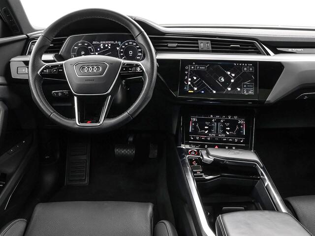Audi e-tron S 503pk Quattro 95 kWh · SOH 95,3% · Panoramadak · Stoelventilatie · Luchtvering · 360gr. Camera · Elek. Voorstoelen · B&O Audio · 21'' Inch · Leder ·