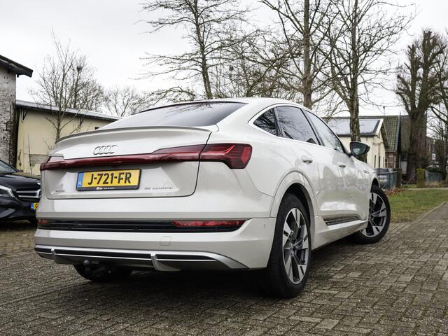 Audi e-tron Sportback 55 quattro S edition 95 kWh 3-Fase 2e-Eig. & Dealer-Onderh. BOVAG-Garantie. NL-Auto.