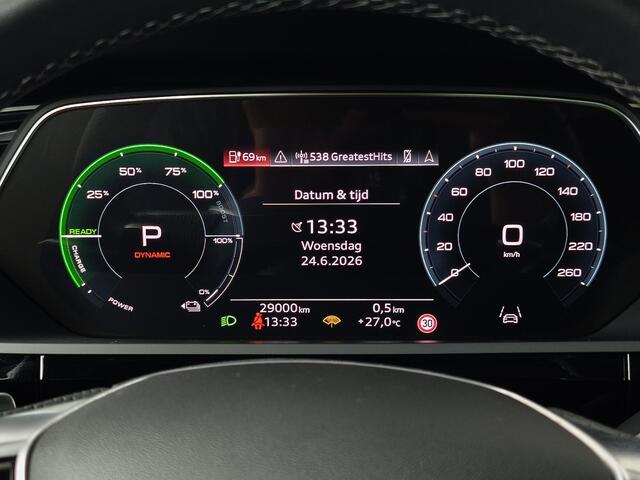 Audi e-tron 55 quattro S edition 95 kWh BLACK EDITION | AFNEEMBARE TREKHAAK | SOH 96,8 % | PANORAMADAK