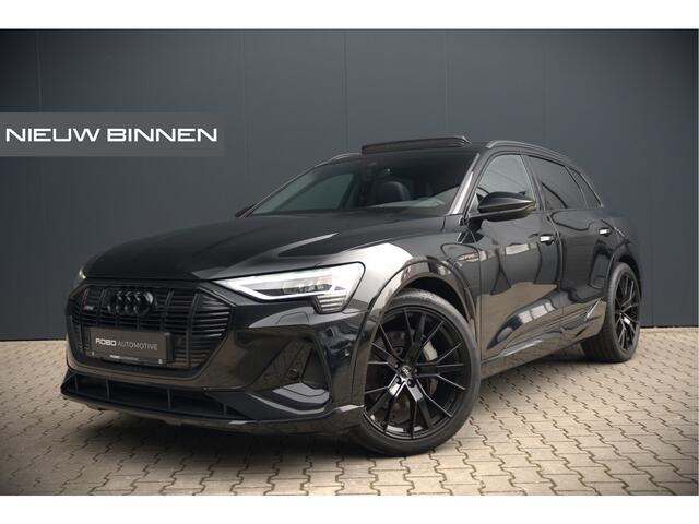 Audi e-tron e-tron 50 quattro Launch edition Black 71 kWh | Black Edition | Panoramadak | Memory Seat | Luchtvering | Adaptive Cruise Control | Keyless | Matrix LED | Trekhaak | Stoelverwarming | NAP |