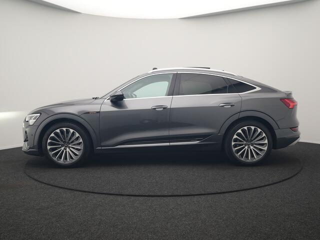 Audi e-tron Sportback 55 quattro S Line 95 kWh 408pk Dealer O.H | Trekhaak Afn. | Adaptive Cruise | Camera | Bang & Olufsen | Alcantara Sportstoelen Memory & Verwarmd | Keyless | Apple Carplay | BLIS | Navigatie | Virtual | DAB | 21"L.M |