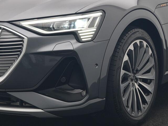 Audi e-tron Sportback 55 quattro S Line 95 kWh 408pk Dealer O.H | Trekhaak Afn. | Adaptive Cruise | Camera | Bang & Olufsen | Alcantara Sportstoelen Memory & Verwarmd | Keyless | Apple Carplay | BLIS | Navigatie | Virtual | DAB | 21"L.M |