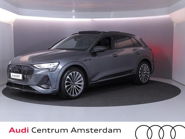 Audi e-tron 55 quattro S edition 95 kWh 408 pk | SOH 95,17% | Navigatie | Panoramadak | Parkeersensoren | Rondomzicht camera | B&O Soundsystem | Head-up display | Lederen bekleding | S-Line |