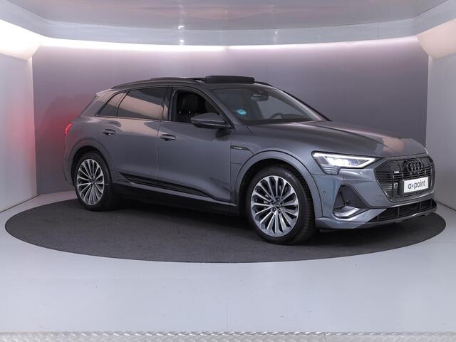 Audi e-tron 55 quattro S edition 95 kWh 408 pk | SOH 95,17% | Navigatie | Panoramadak | Parkeersensoren | Rondomzicht camera | B&O Soundsystem | Head-up display | Lederen bekleding | S-Line |