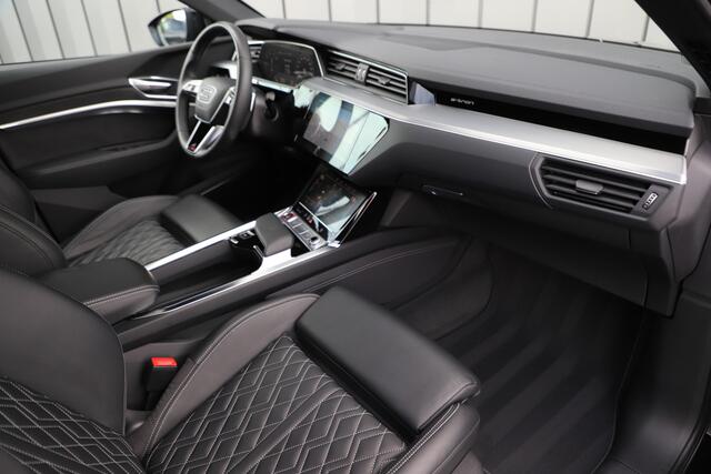 Audi e-tron Sportback S quattro 95 kWh | 503PK | Head-up | Luchtvering | Keyless-go | Bang&Olufsen | Pano | Stuurwielverw. | ACC | 2022.