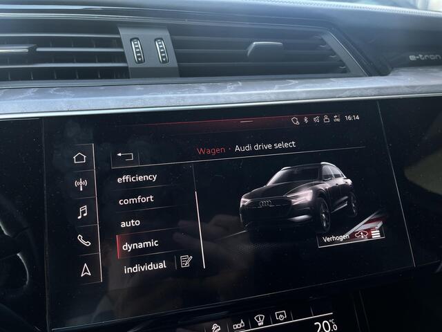 Audi e-tron e-tron 55 quattro advanced Pro Line Plus 95 kWh Luchtvering, Leder, 22''inch, Memory, 360Camera, B&O